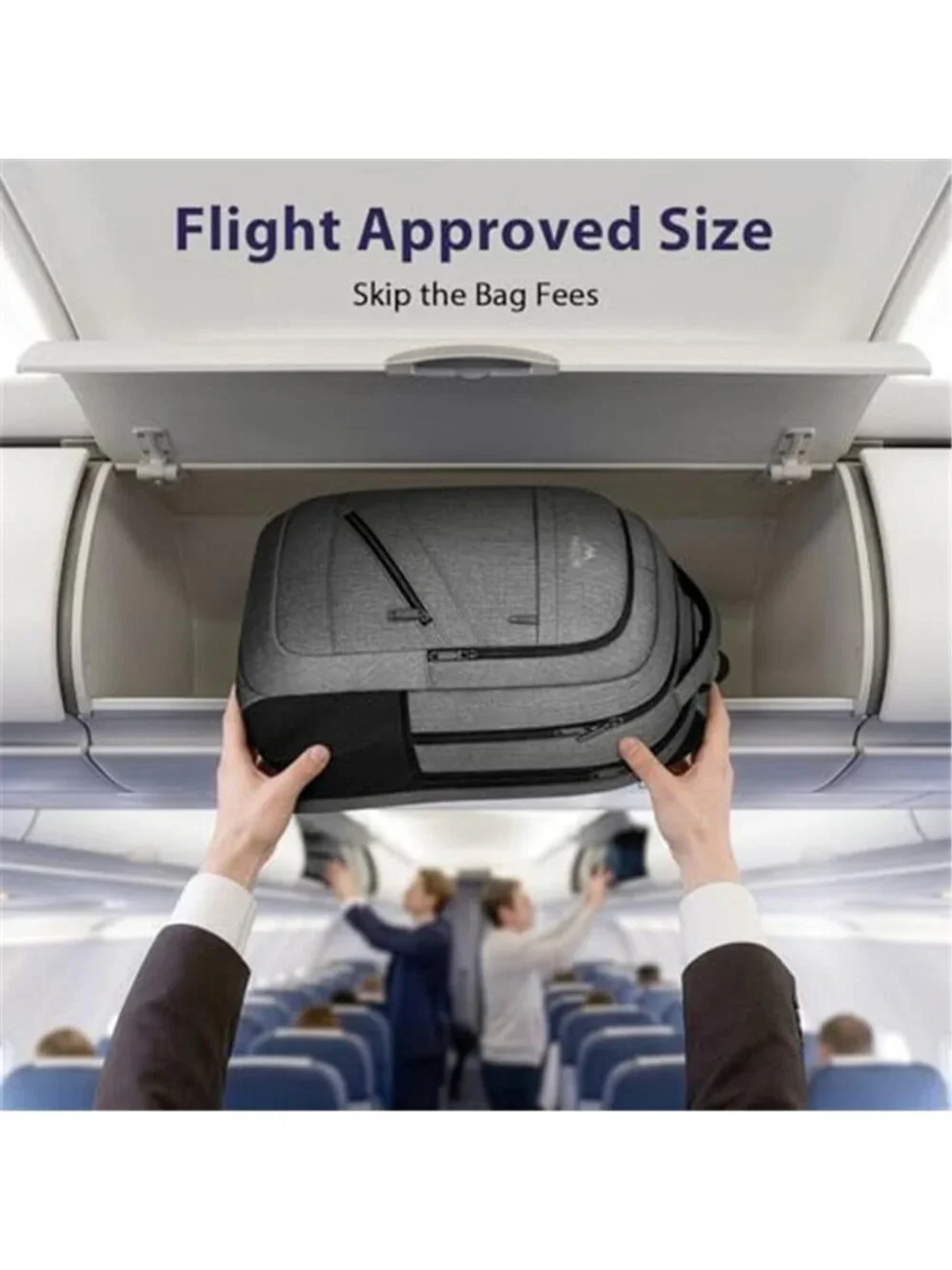 17 Inch Laptop Backpack TSA Approved Carry On Travel Bag Anti Theft College Men